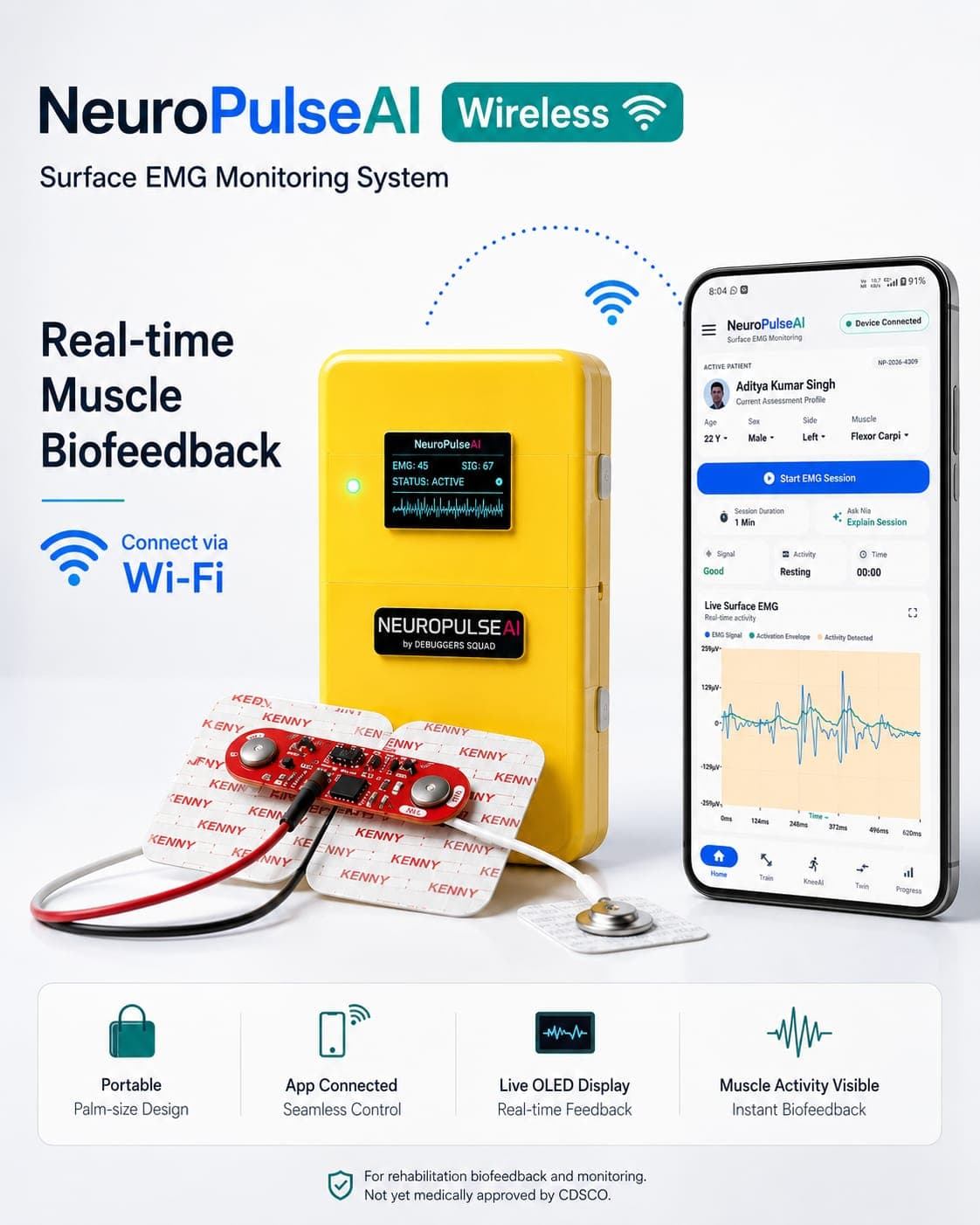 NeuroPulseAI app connected device overview