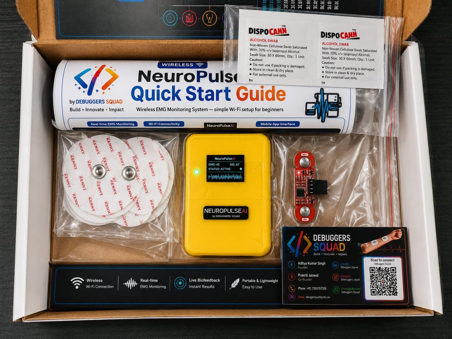 NeuroPulseAI kit box contents
